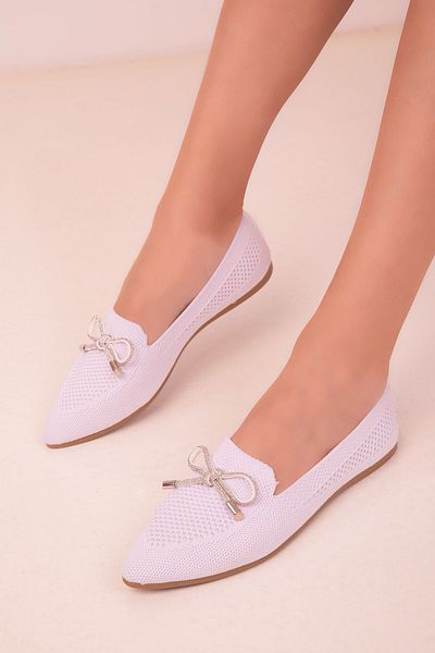 SOHO White Women's Ballerinas 17900