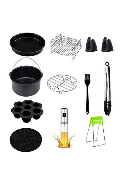 Xiaomi Tefal Philips Karaca Yasomi 7 Ve 7 Litre Uyumlu 9 Inc (23 CM) 12 Li Airfryer Fritöz Seti