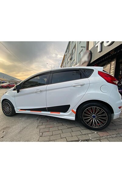 Genel Markalar Ford Fiesta 2009-2017 UyumluBoyasız Plastik Custom Marşpiyel Takımı