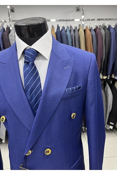 MASSARO Διπλό slimfit Flafil κοστούμι