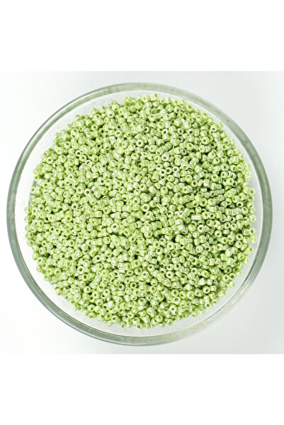 yfhobi 50 Gram - KÜÇÜK BOY KUM BONCUĞU, 1.5 mm, TAKI YAPIM BONCUĞU, PARLAK YE...