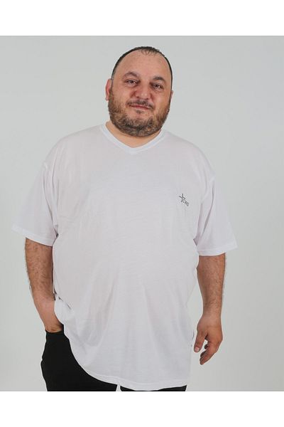 Crosswise Large Size T-shirt - Relaxed Fit