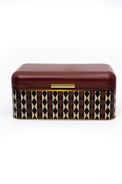 EVLE Metal Bread Basket, Bread Box - Metal Bread Bowl, Circus Er061-t8