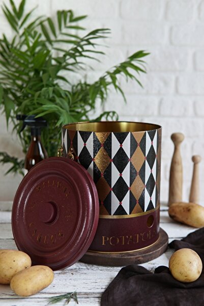 EVLE Circus Desenli Patateslik, Patates Sepeti, Sebzelik Er181-5c