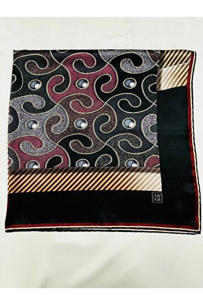 AWAM SILK أوام حرير 100% وشاح حرير سورا نقي 90*90