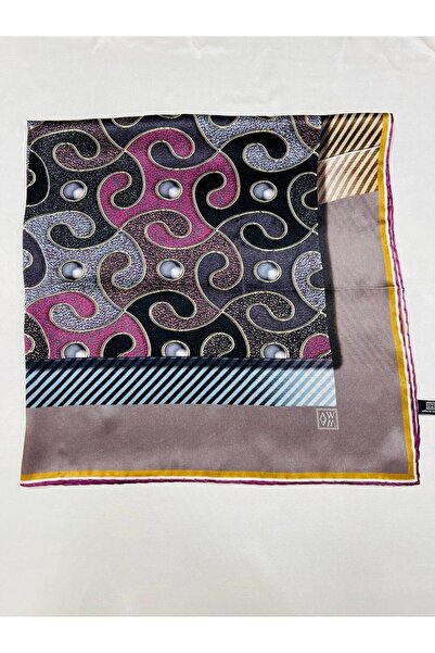 AWAM SILK أوام حرير 100% وشاح حرير سورا نقي 90*90