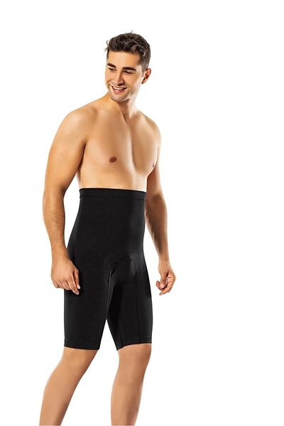 Şalcı Men's Black Formfit Size Reducing Seamless Men's Corset with Stomach