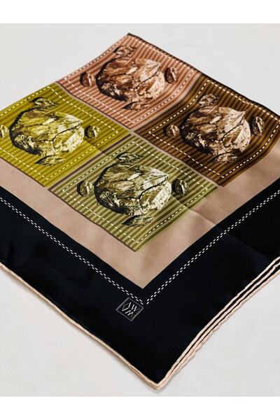 AWAM SILK أوام حرير 100% وشاح حرير سورا نقي 90*90