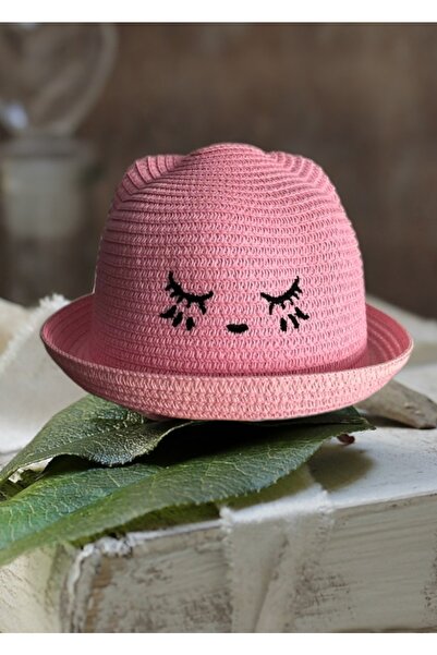 Shopiolog 0-3 Yaş Unisex Çocuk Hasır Şapka