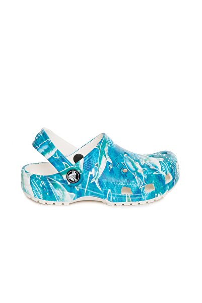 Crocs Classic Pool Party Çocuk Terlik Shark