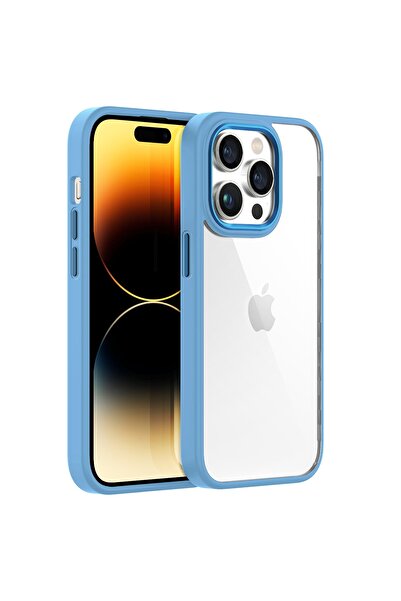 Buff iPhone 14 Pro New Air  uyumlu Bumper Kılıf Sierra Blue