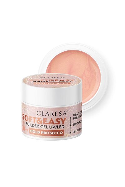 Claresa Soft&Easy Builder Jel Gold Prosecco 12g