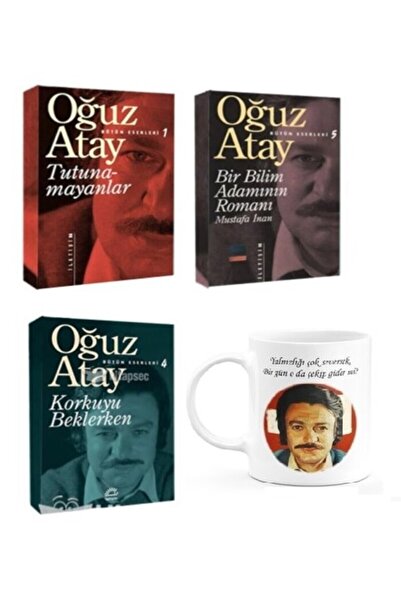 İletişim Yayınları Oğuz Atay Set Tutunamayanlar + Bir Bilim Adamının Romanı + Korkuyu Beklerken - Kupa HEDİYE