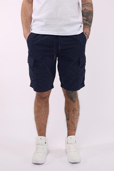 denimfield Ανδρικό ελαστικό σορτς Cargo 03510