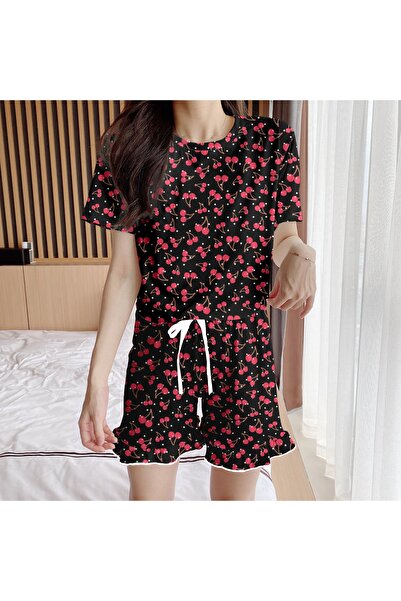 PEMBİŞ HOMEWEAR Σετ σορτς Aden Cherry 2 Süpersoft