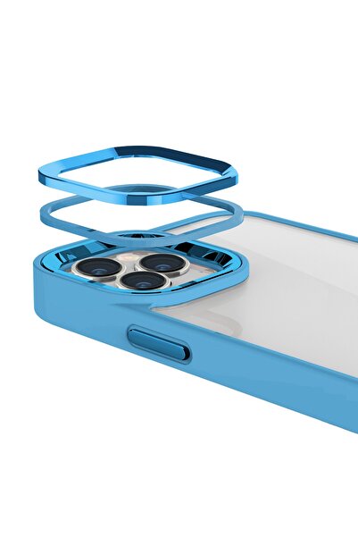 Buff iPhone 14 Pro Max New Air Uyumlu Kılıf Sierra Blue