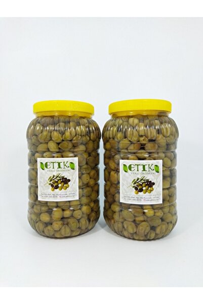 Manzalina Cinsi Kırma Tatlanmış Zeytin 2'li Paket 3 Kg 3 Kg