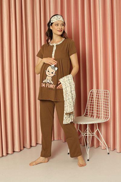 ELİZ HOMEWEAR Sada těhotenského pyžama