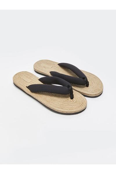 LC Waikiki LCW STEPS Wicker Detailed Flip Flops Women's Beach Slippers
