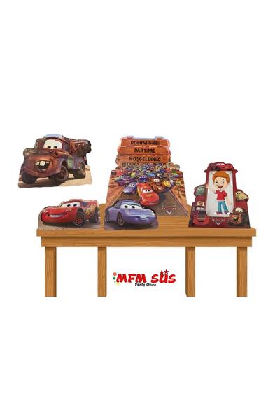 MFM Στολίδια ταμπλό επιτραπέζιου πλαισίου με θέμα τα αυτοκίνητα 5 τεμαχίων