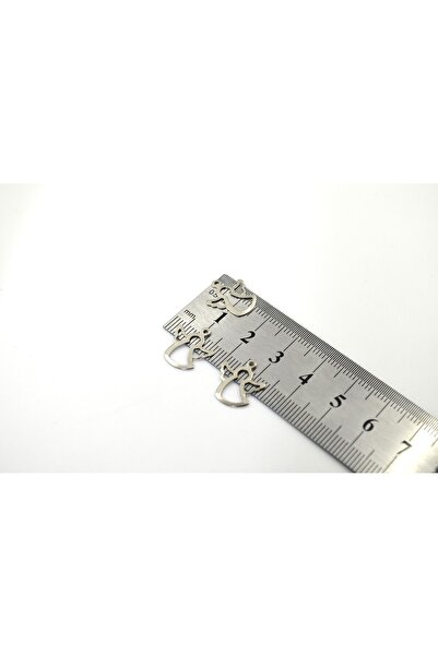 Flower 10 Adet - 13x15 Mm Kolye Ucu Melek, Charm Kolye Ucu Melek, Küpe Ucu Me...