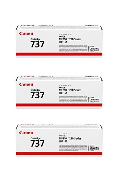 Canon İ-Sensys MF-216 CRG-737 Toner 3'lü Paket