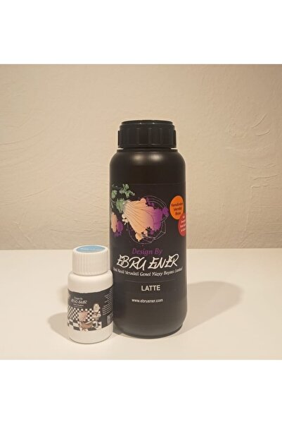 Ebru Ener Yeni Nesil Vernikli Genel Yüzey Boyası (Anka) 500 gr. ve Katkı Madd...