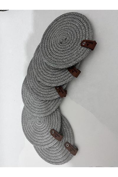 BEVEZ HOME Decorative Snail Jute Woven Coasters