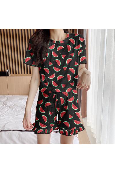 PEMBİŞ HOMEWEAR Σετ σορτς Aden Watermelon Süpersoft