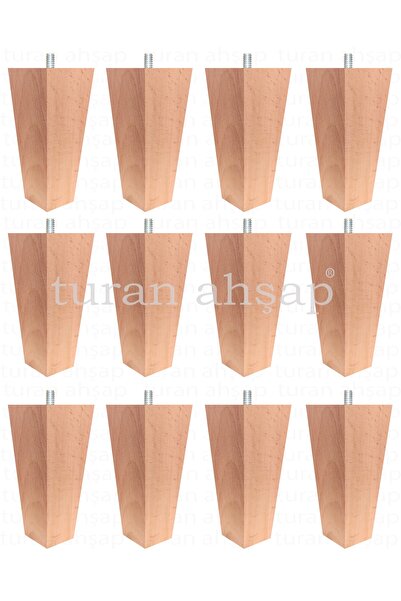 turanahşap Picior de bază - Picior de scaun - Picior din lemn - Lungime picio...