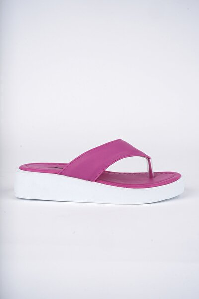 Freemax Γυναικείες Εγγυημένες ελαφριές, εύκαμπτες σαγιονάρες σόλας με επίπεδη σόλα PPL.5000 φούξια