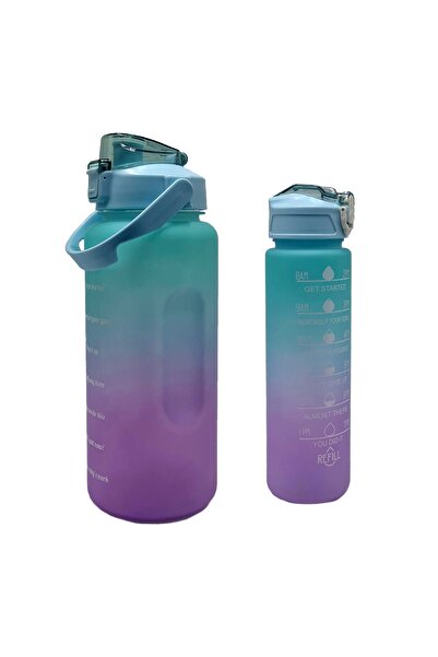 İly H2O Motivational Set of 2 Water Bottle, Water Bottle, Water Bottle and Tritan Sports Bottle
