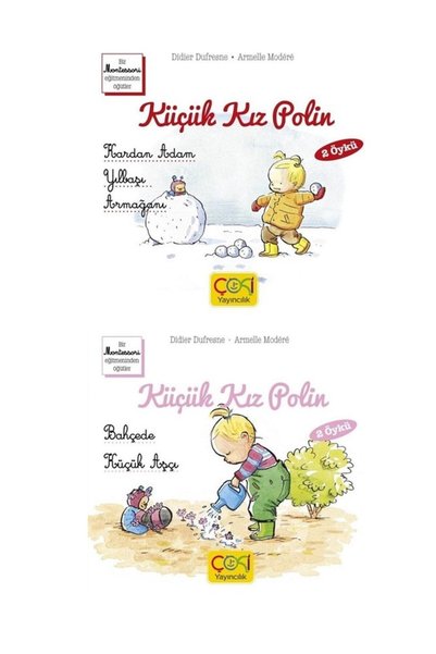 ÇOKİ Yayıncılık مجموعة كتب ليتل جيرل للأطفال من عمر 0-3 سنوات، Polin Serisi ك...