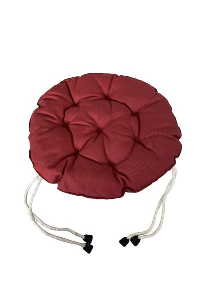 REMEGE 4 PCS 40X40 Cm Round Stool Cushion - Chair Cushion - Pouf Cushion