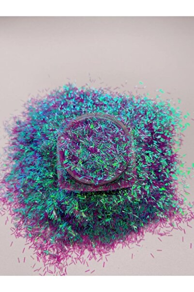 Sirius Hobi Epoksi Reçine Tinsel Purple Tırnak Makyaj Chunky Glitter 8 gr Hologramlı Sim 2x4gr Kutulu