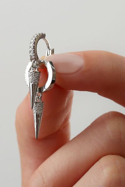 Silvano Jewelry 925 Ayar Gümüş Elegant Küpe