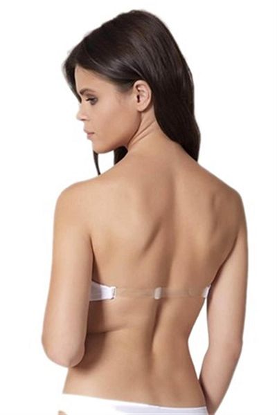 ÇamaşırcımShop 2550 Sutien transparent fără bretele fără căptușeală la spate
