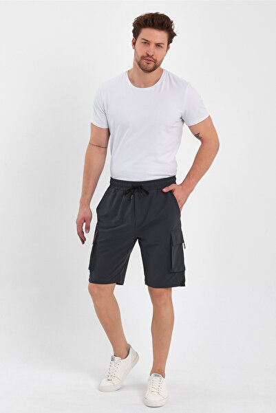 GENIUS STORE Genıus Store Férfi rövidnadrágok Sport Lycra Outdoor Bermuda Cargo Pocket Capri Sport rövidnadrágok
