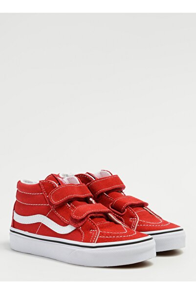 Vans Boy's White Walking Shoes - VN00018TH1N1 UY SK8-Mid Reissue V