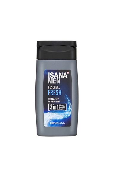 ISANA MEN Fresh Shower Gel - Travel Size 50 Ml