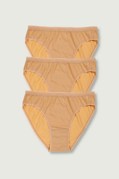 ÇamaşırcımShop Pack of 3 100% Cotton Bikini Women's Panties