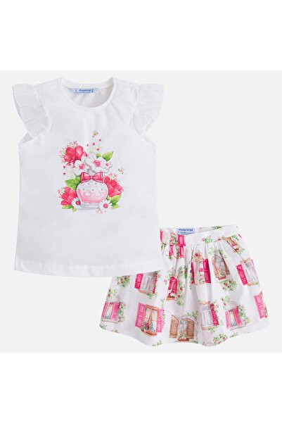 MAYORAL Skirt and T-shirt Printed