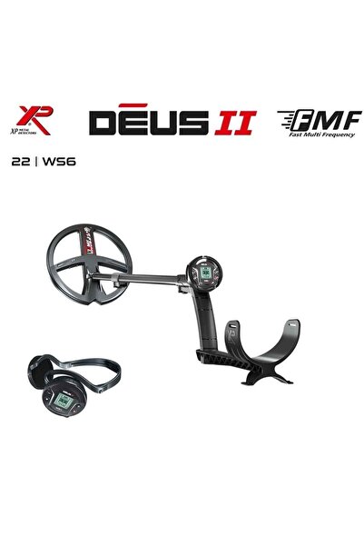 Dedektör Burada Deus 2 Dedektör - 22,5cm FMF Başlık, WS6 Master