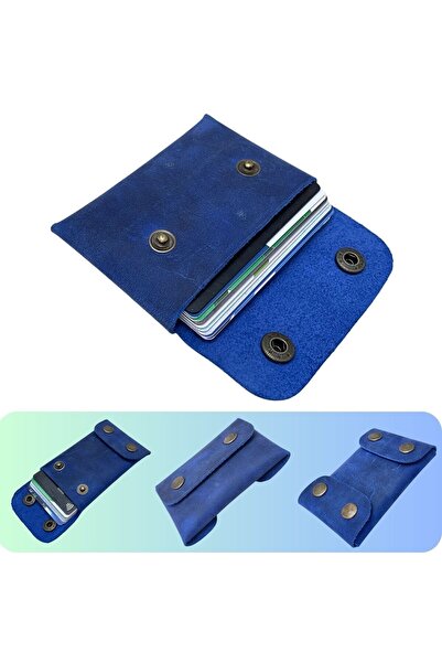 ipekbazaar Suport pentru carduri din piele naturală Efes, utilizare reversibi...