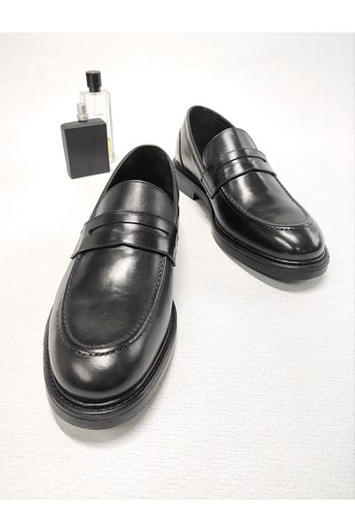 Of&Off Men's Genuine Leather Loafer