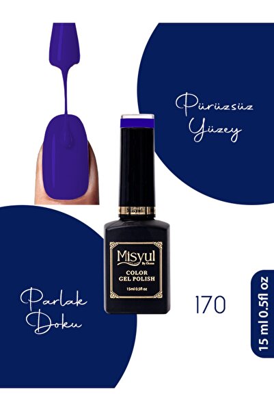 Misyul Kalıcı Oje, UV Led Kalıcı Oje Nail Art 15ml