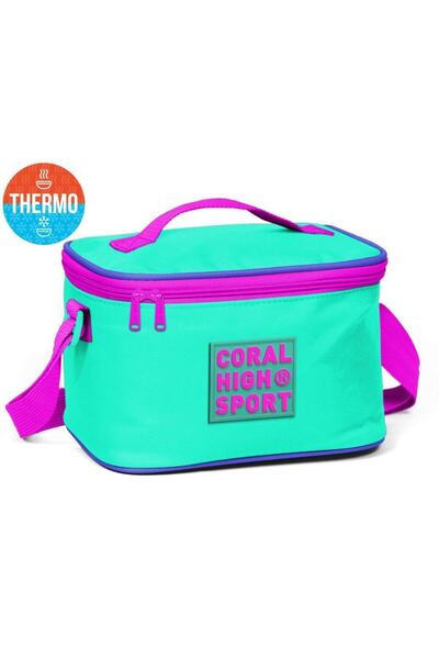 Coral High صندوق غداء حراري باللون الأخضر اللافندر - 22812