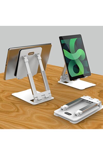 Fogy Συμβατός με Apple-samsung-lenovo-huawei-xiaomi Tablet -stand Μεταλλική ρυθμιζόμενη βάση επιτραπέζιου υπολογιστή