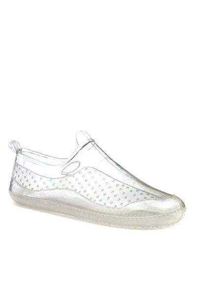 İmerShoes Pantofi de mare unisex Talpă anti-alunecare Elegantă piscină argintie-fără argintiu-transparente Sandale de rafting pe plajă 130