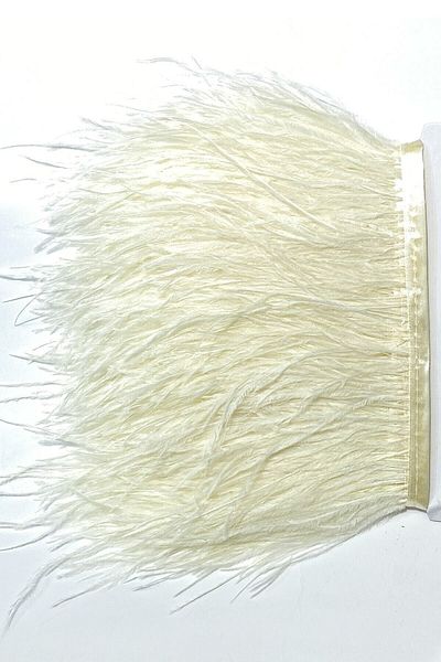 YENİ HEDİYELİK DÜNYAM 50 cm Cream Ostrich Feather - for Hobby Products